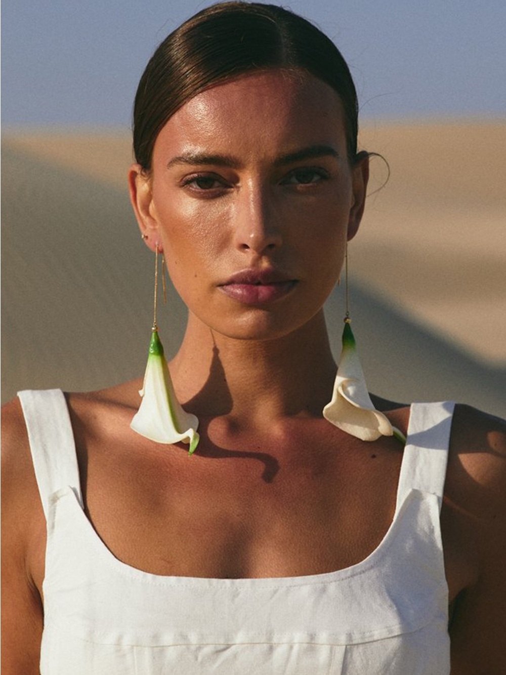Cult Gaia Calla Pearl-Detailed Earrings